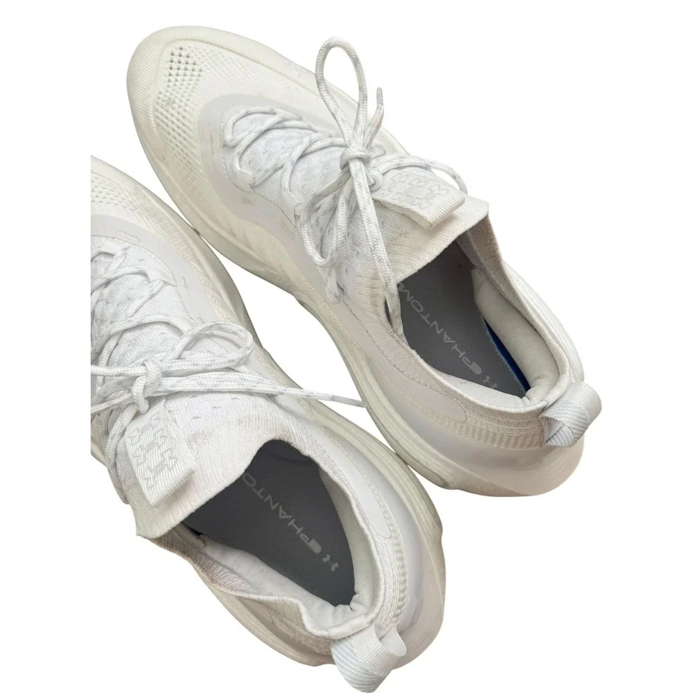 Under‎ Armour HOVR Phantom 3 White Running Shoes Mens Sneakers